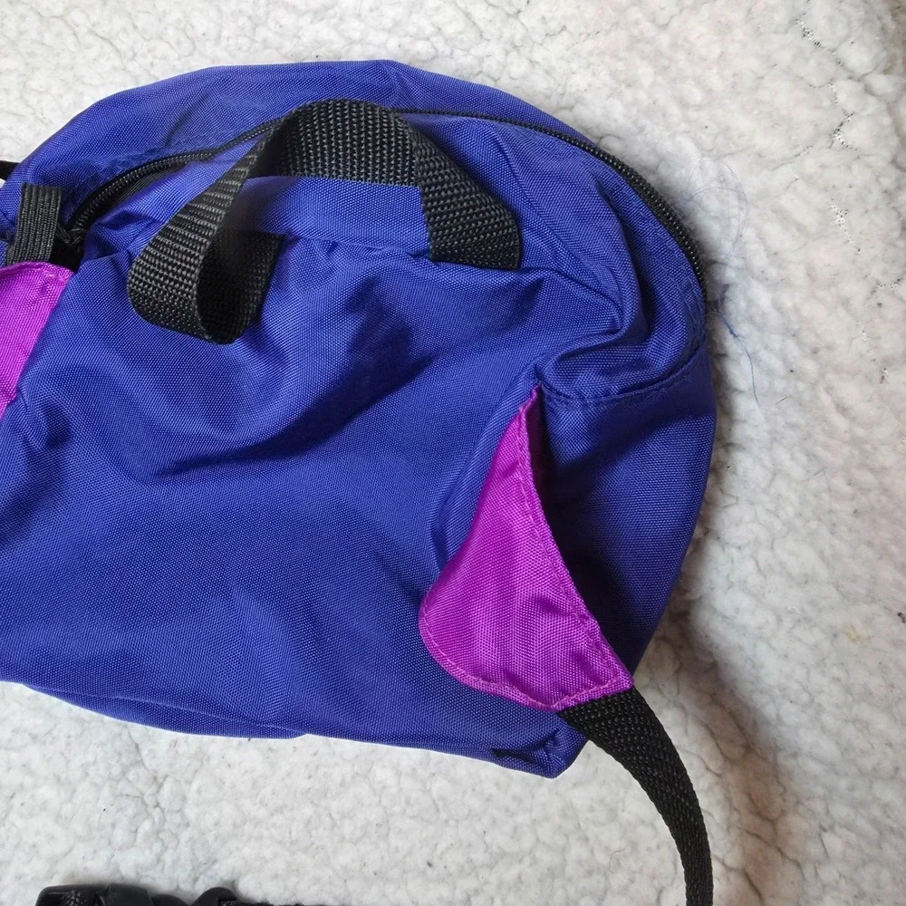 Vintage Coleman Outdoor Waist Pack 90s Retro Blue Purple